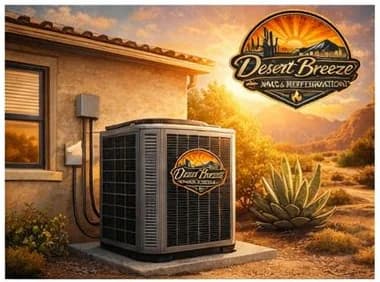 HVAC technician cleaning air conditioning coils during maintenance service